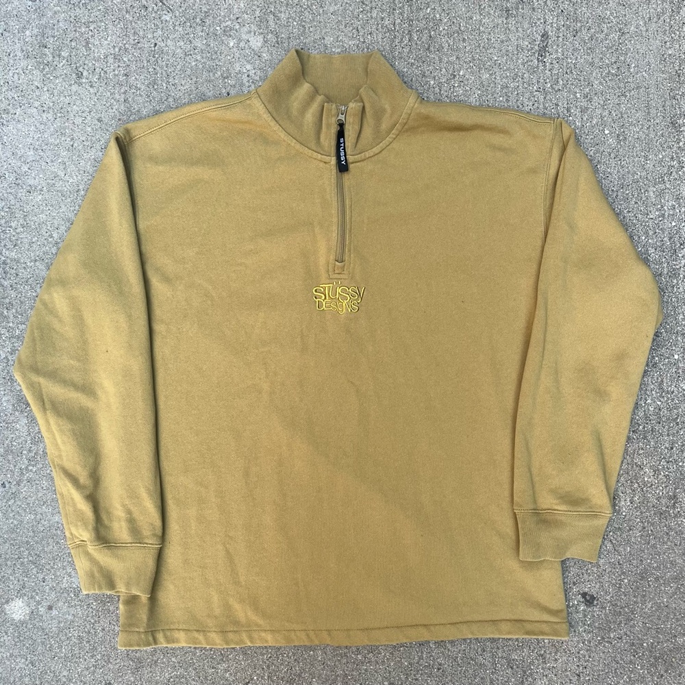 Stussy quarter zip sweatshirt